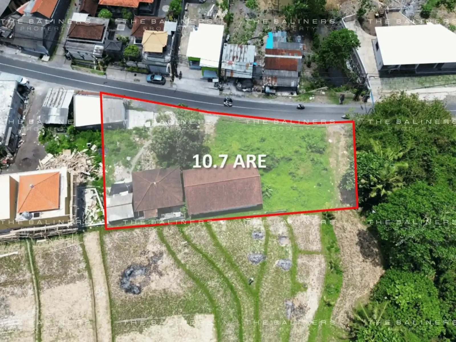 LAND FOR SALE IN KEDUNGU WITH RICE FIELD AND RIVER VIEW
